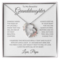 Granddaughter "Beautiful Chapters" - Personalized Sign Off | Forever Love Necklace