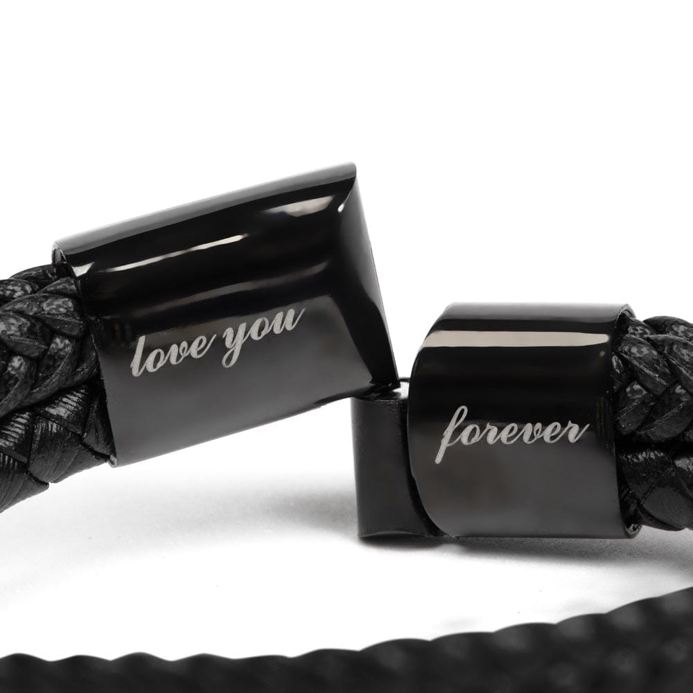 Gift for Son "If I Could Give You Three Gifts" | Men's "Love You Forever" Bracelet 2.0