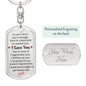 Get Home Safe| Dog Tag Keychain