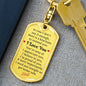 Get Home Safe| Dog Tag Keychain
