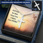 Faith Makes Them Possible | Personalized Cross Necklace