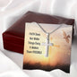 Faith Makes Them Possible | Personalized Cross Necklace