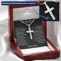 To My Son Love Mom | Personalized Cross Necklace - Shoptopia Jewelry