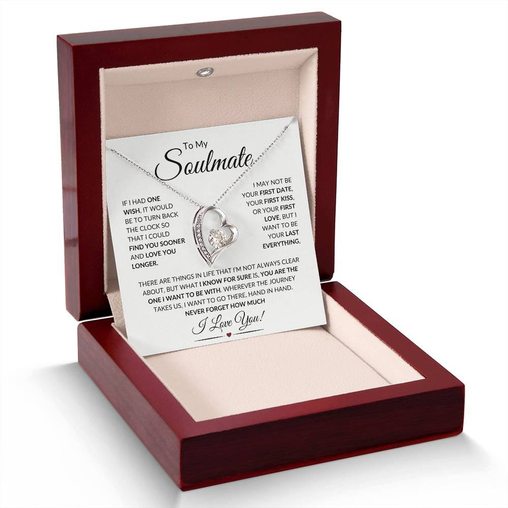 Soulmate "Last Everything" w | Forever Love Necklace .