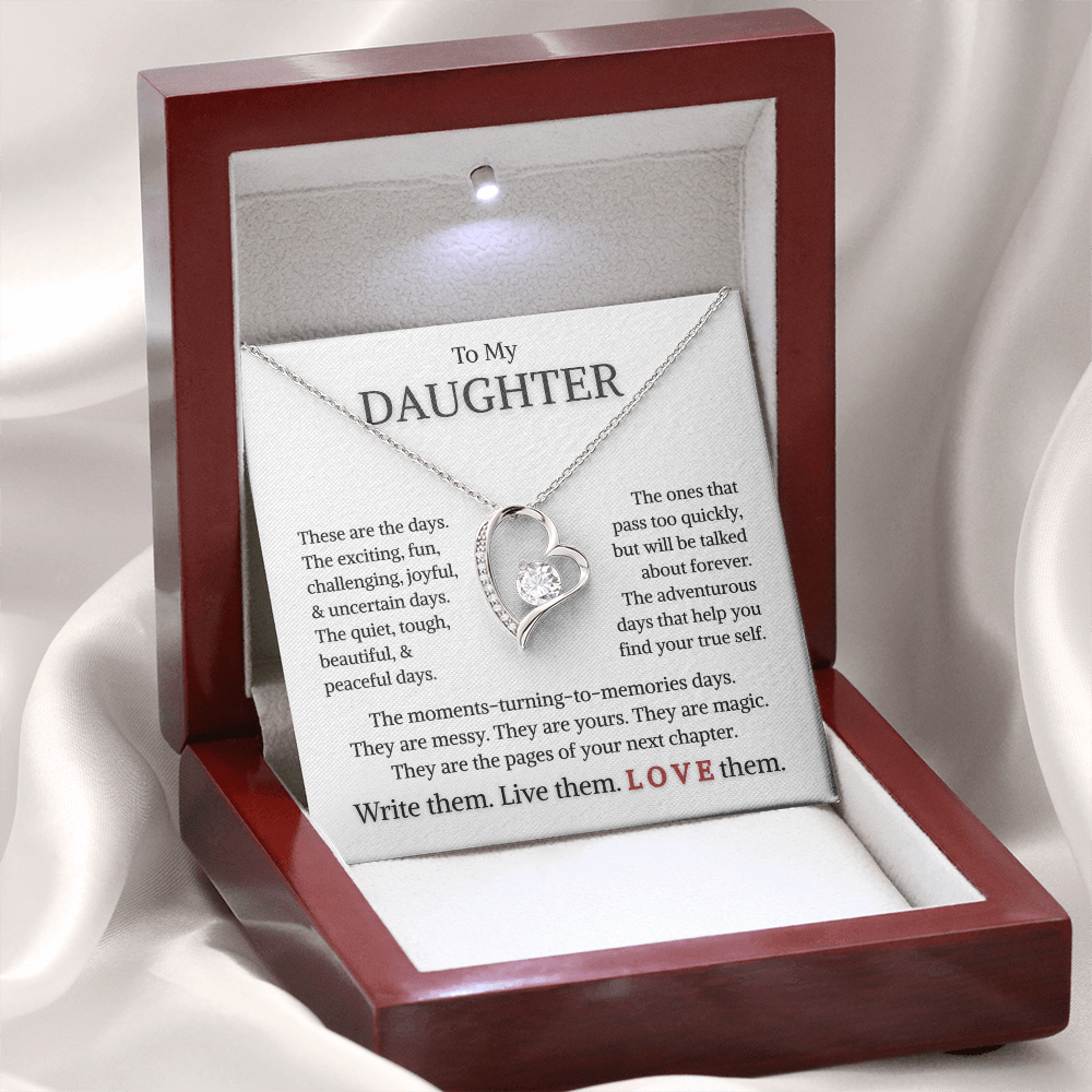 Daughter "These Are The Days" | Forever Love Necklace