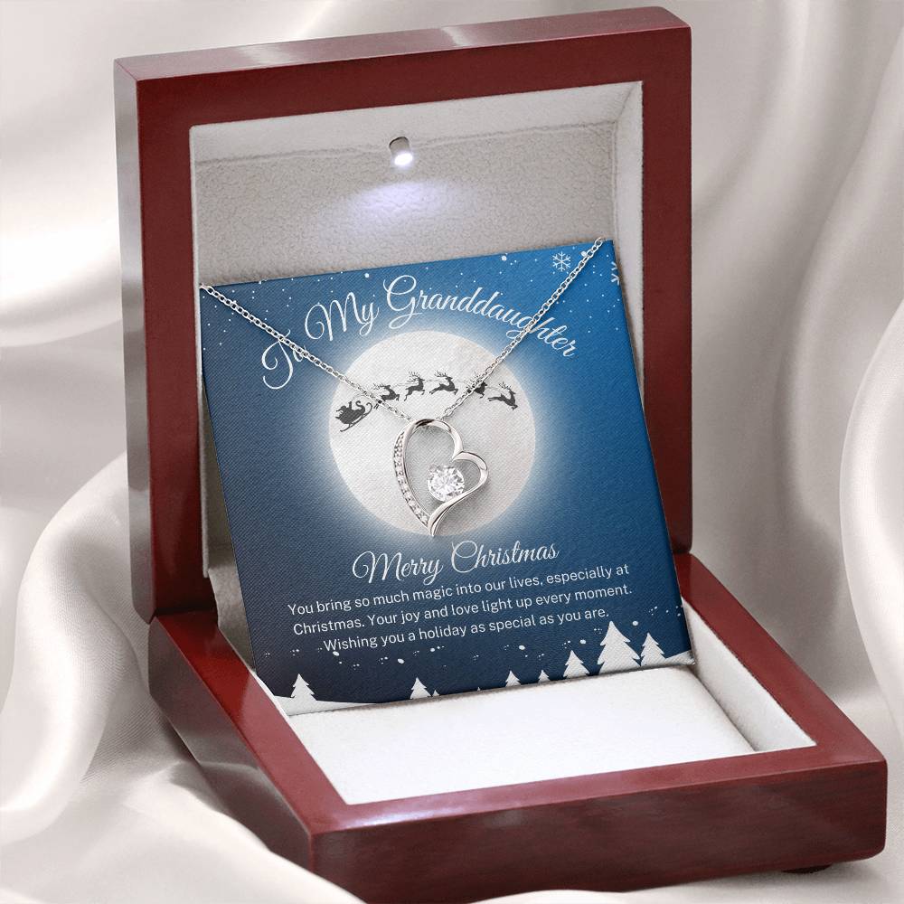Granddaughter "Santa's Sleigh" | Forever Love Necklace