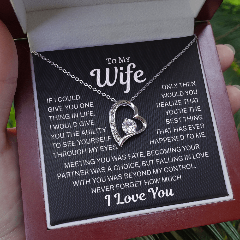 Gift for Wife "The Best Thing" | Forever Love Necklace