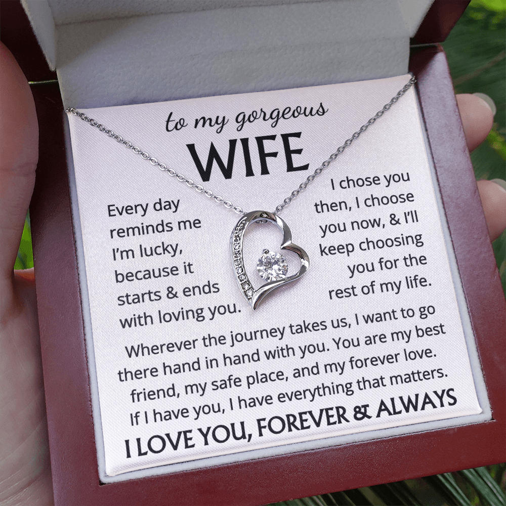 Gift for Wife "Everyday Reminds Me" | Forever Love Necklace