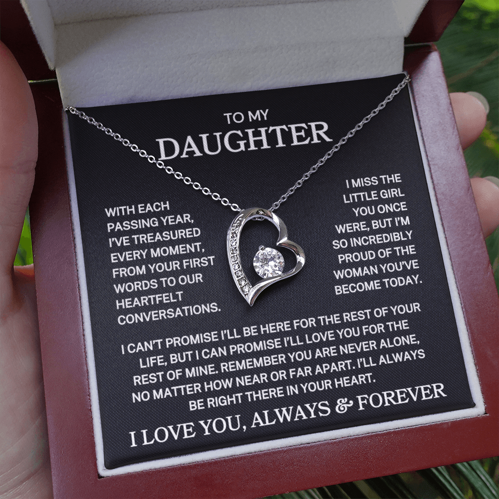 Daughter "Incredibly Proud" | Forever Love Necklace