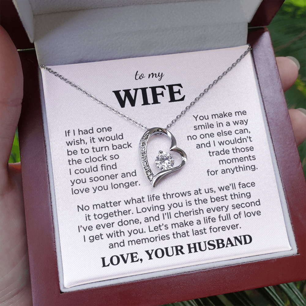 Wife "You Make Me Smile" | Forever Love Necklace