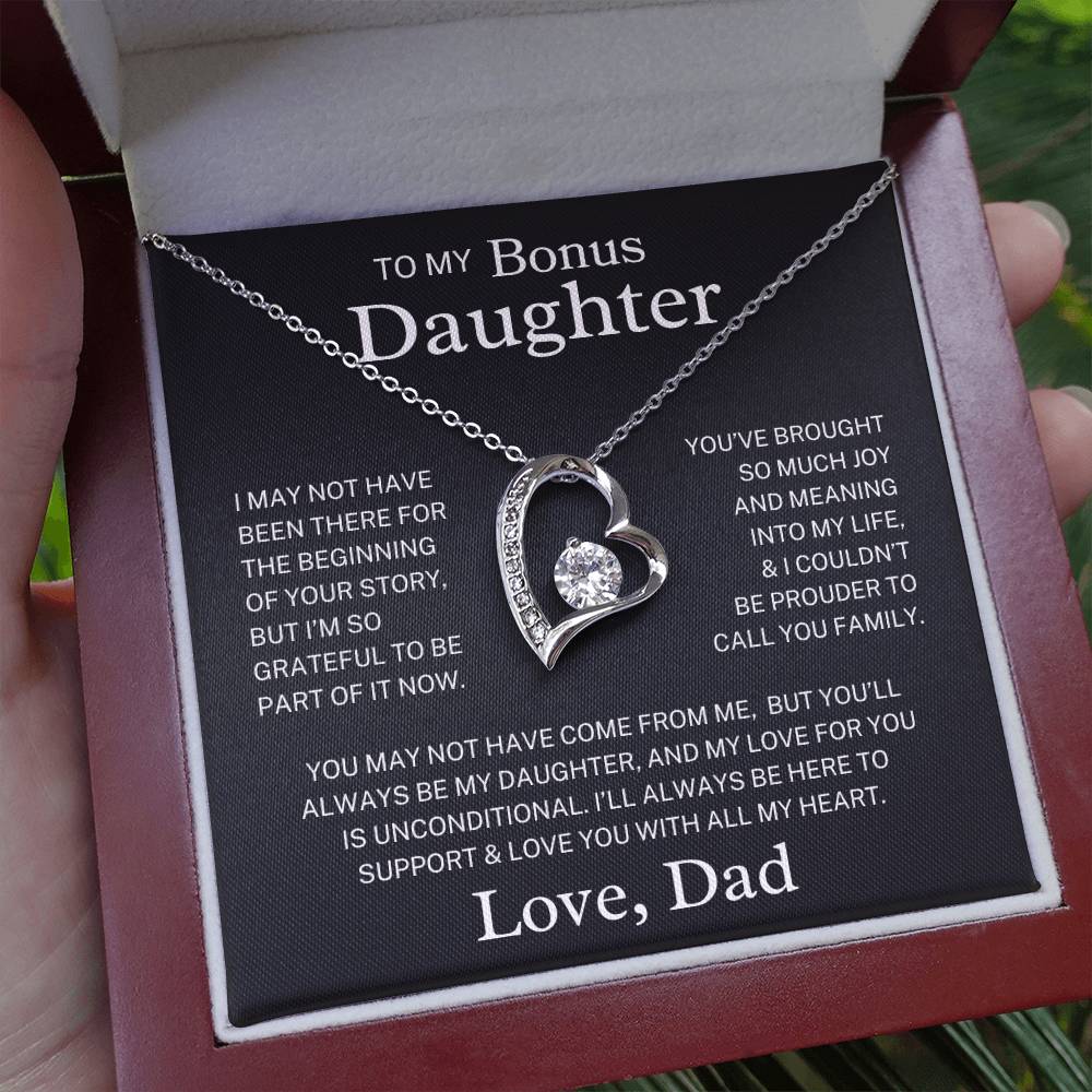 Bonus Daughter Love Dad "Always My Daughter" | Forever Love Necklace
