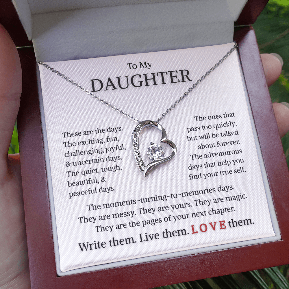 Daughter "These Are The Days" | Forever Love Necklace