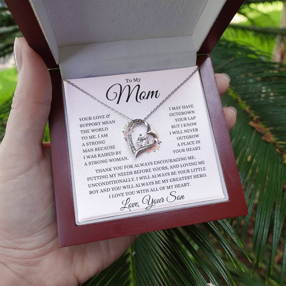 Mom Love Son "My Greatest Hero" | Forever Love Necklace