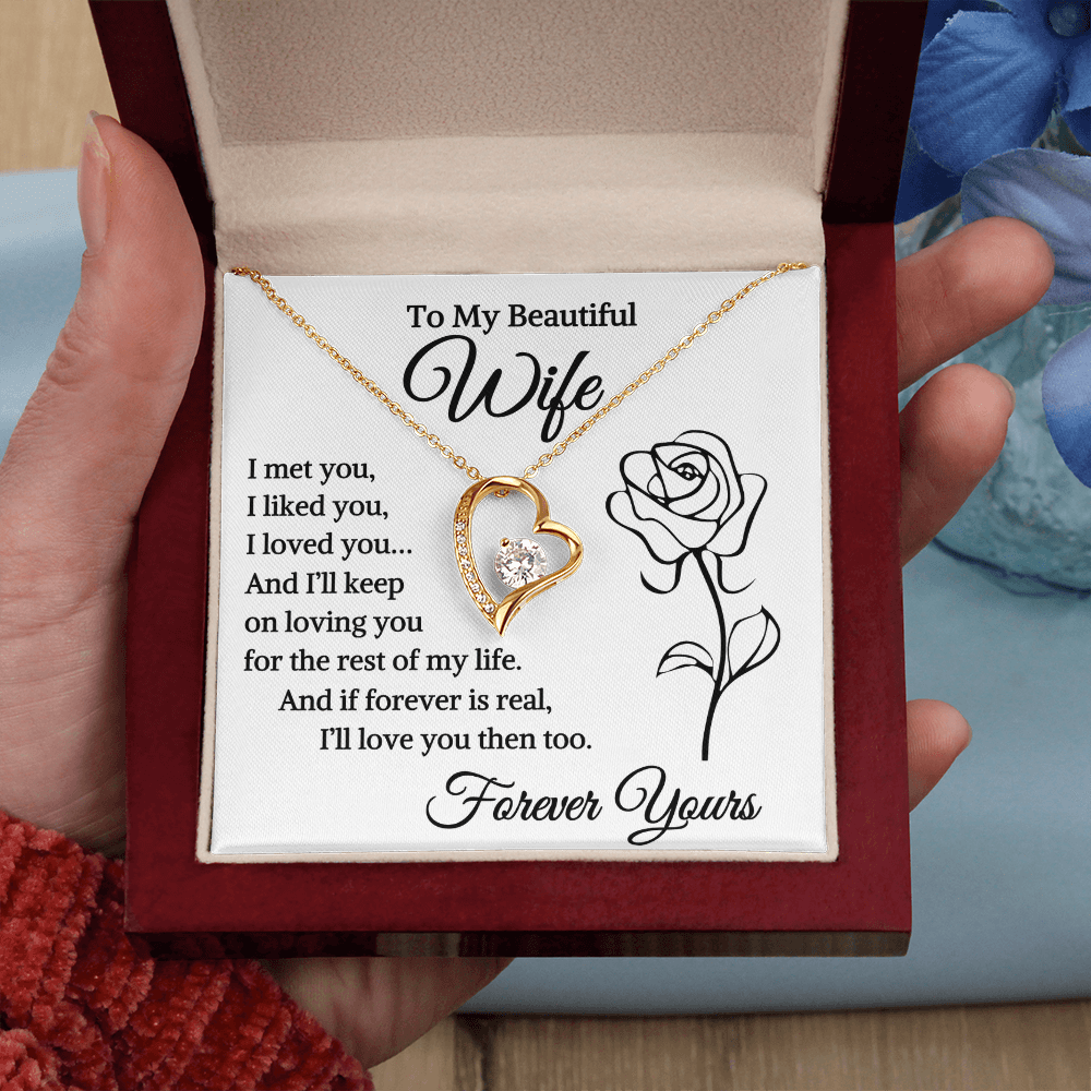 Gift for Wife "I'll Love You Then" | Forever Love Necklace