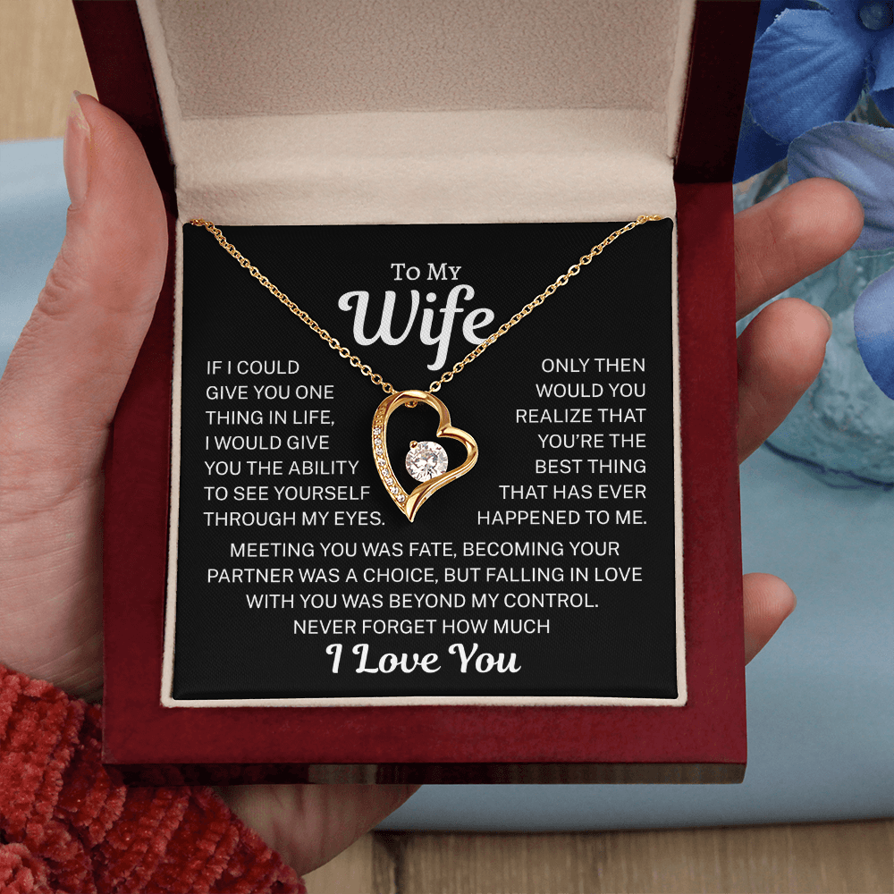 Gift for Wife "The Best Thing" | Forever Love Necklace