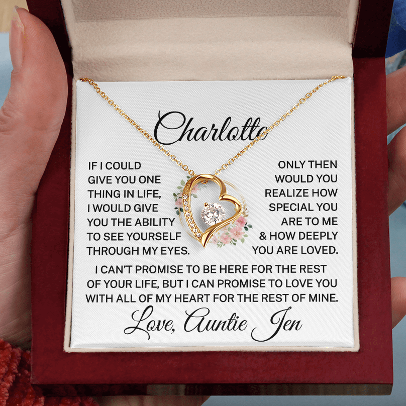 Gift for Her "How Deeply You Are Loved" | Personalized | Forever Love Necklace