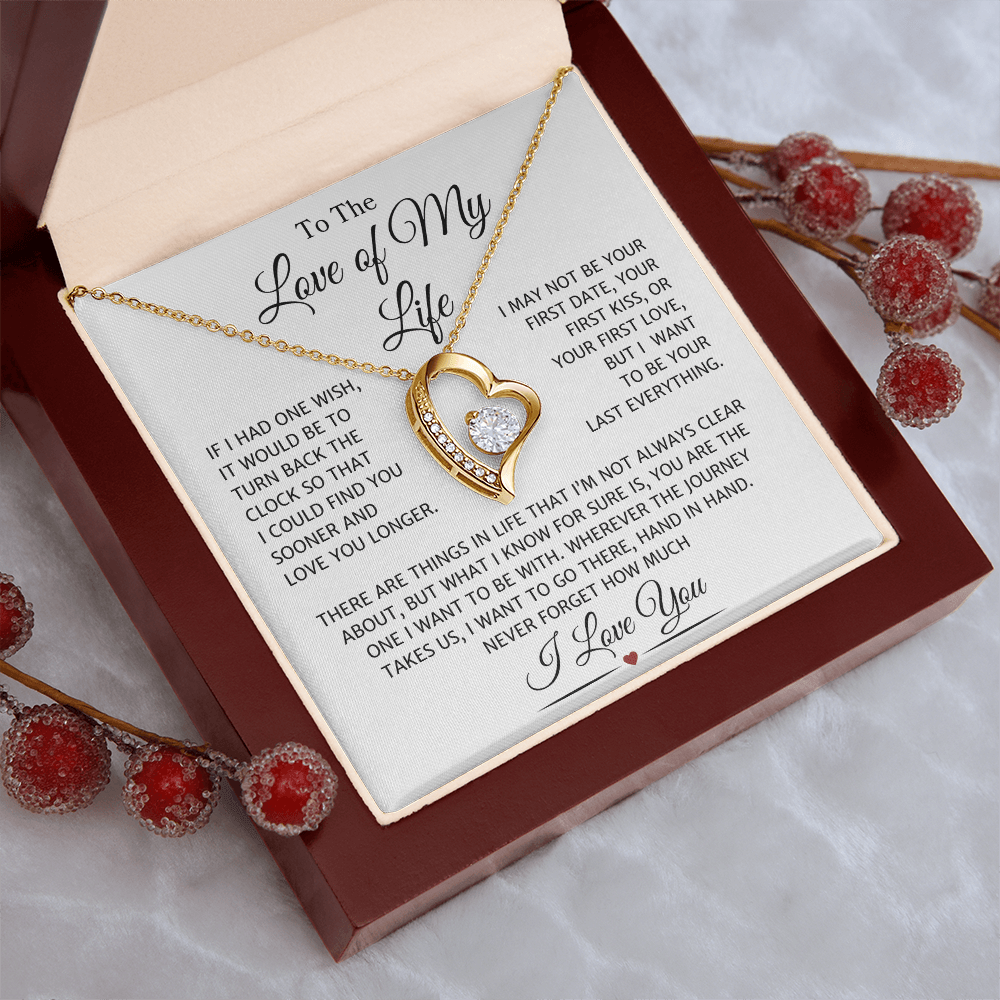 Love of My Life "Your Last Everything" | Forever Love Necklace