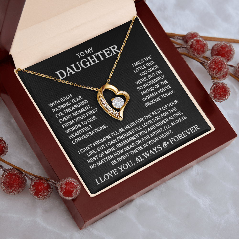 Daughter "Incredibly Proud" | Forever Love Necklace