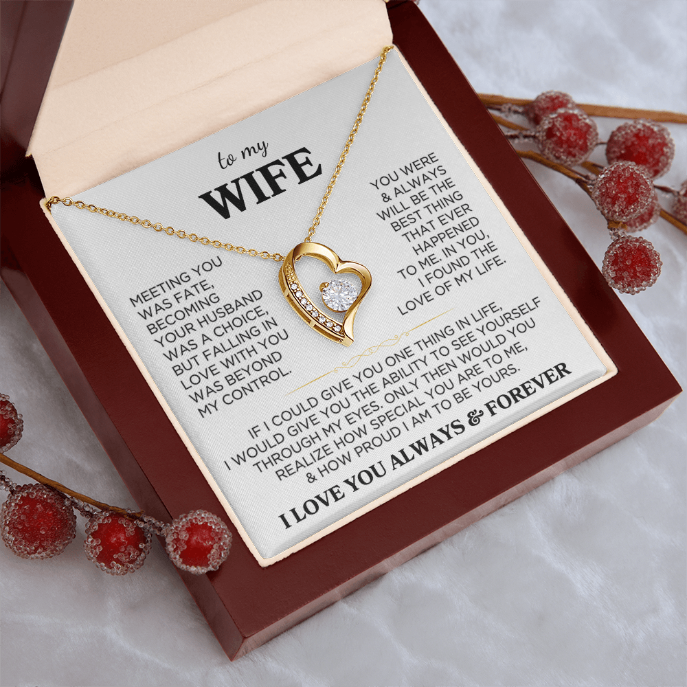 Wife "Beyond My Control" | Forever Love Necklace