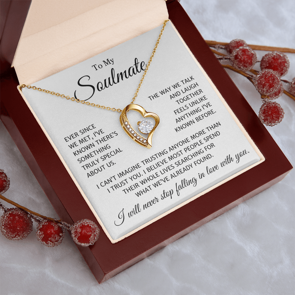 Soulmate "Never Stop" | Forever Love Necklace
