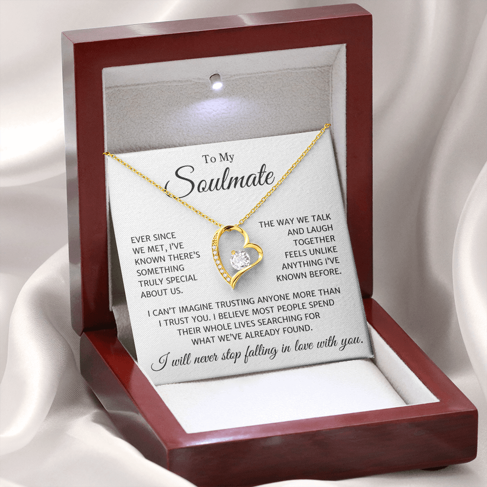 Soulmate "Never Stop" | Forever Love Necklace