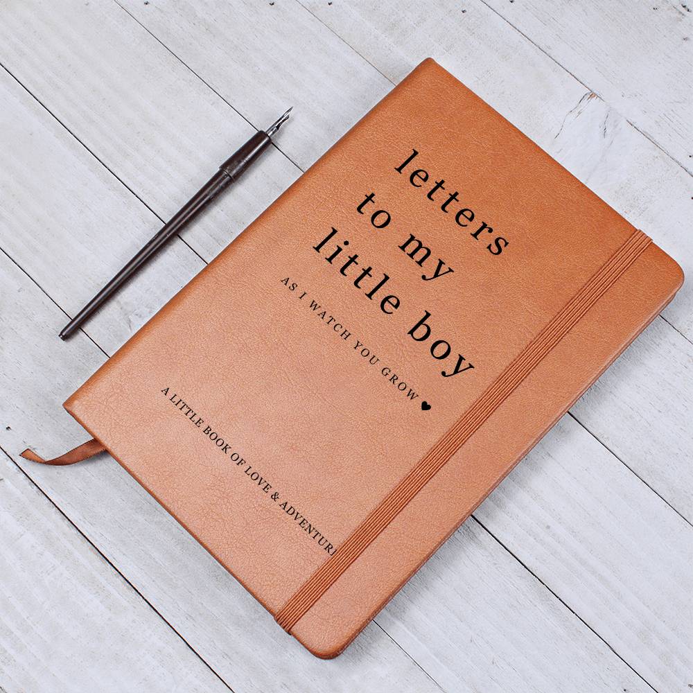 Letters To My Little Boy | Leather Journal