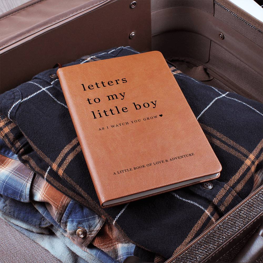 Letters To My Little Boy | Leather Journal