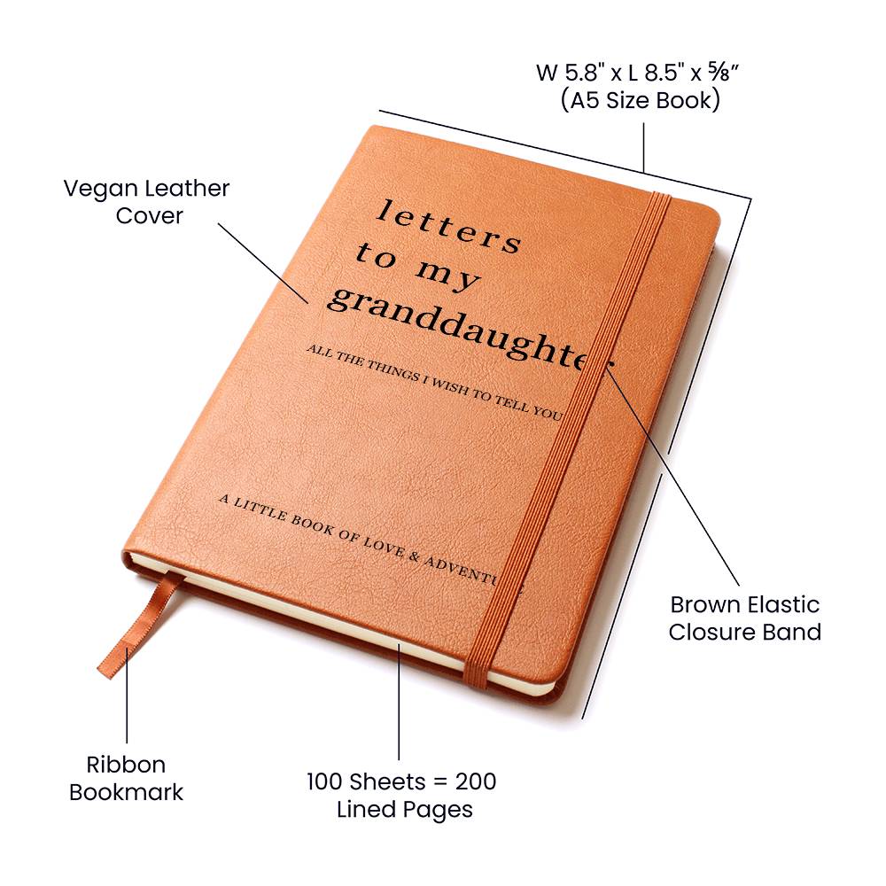 Letters To My Granddaughter | Leather Journal