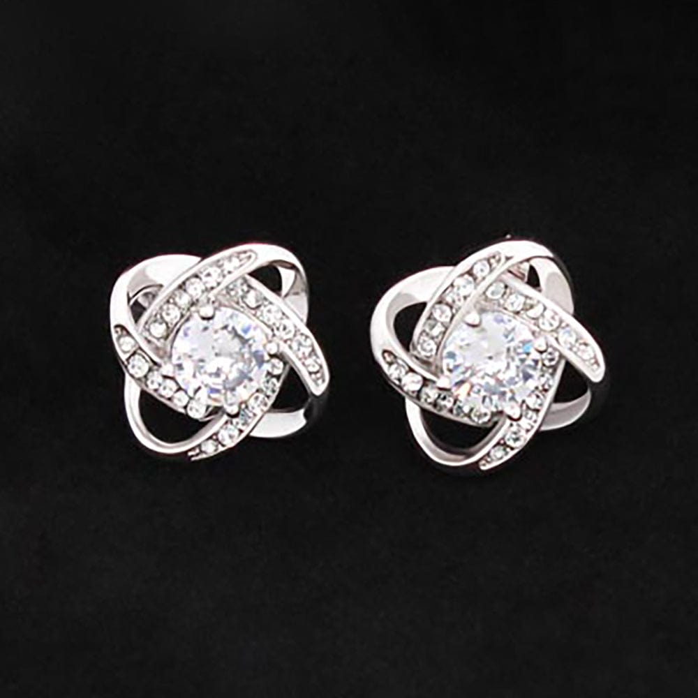 Love Knot Stud Earrings - Default Title Shoptopia Jewelry