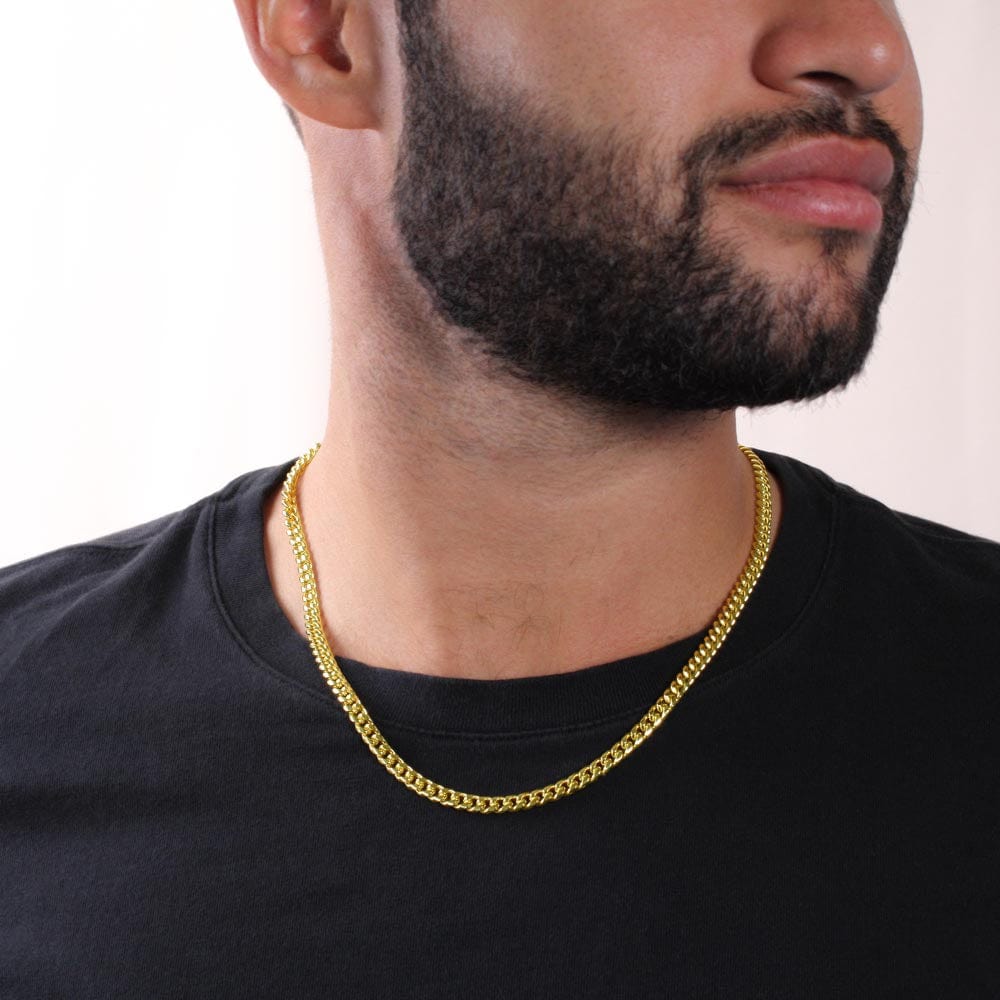 Son Love Dad "I Am The Storm" | Cuban Chain Necklace