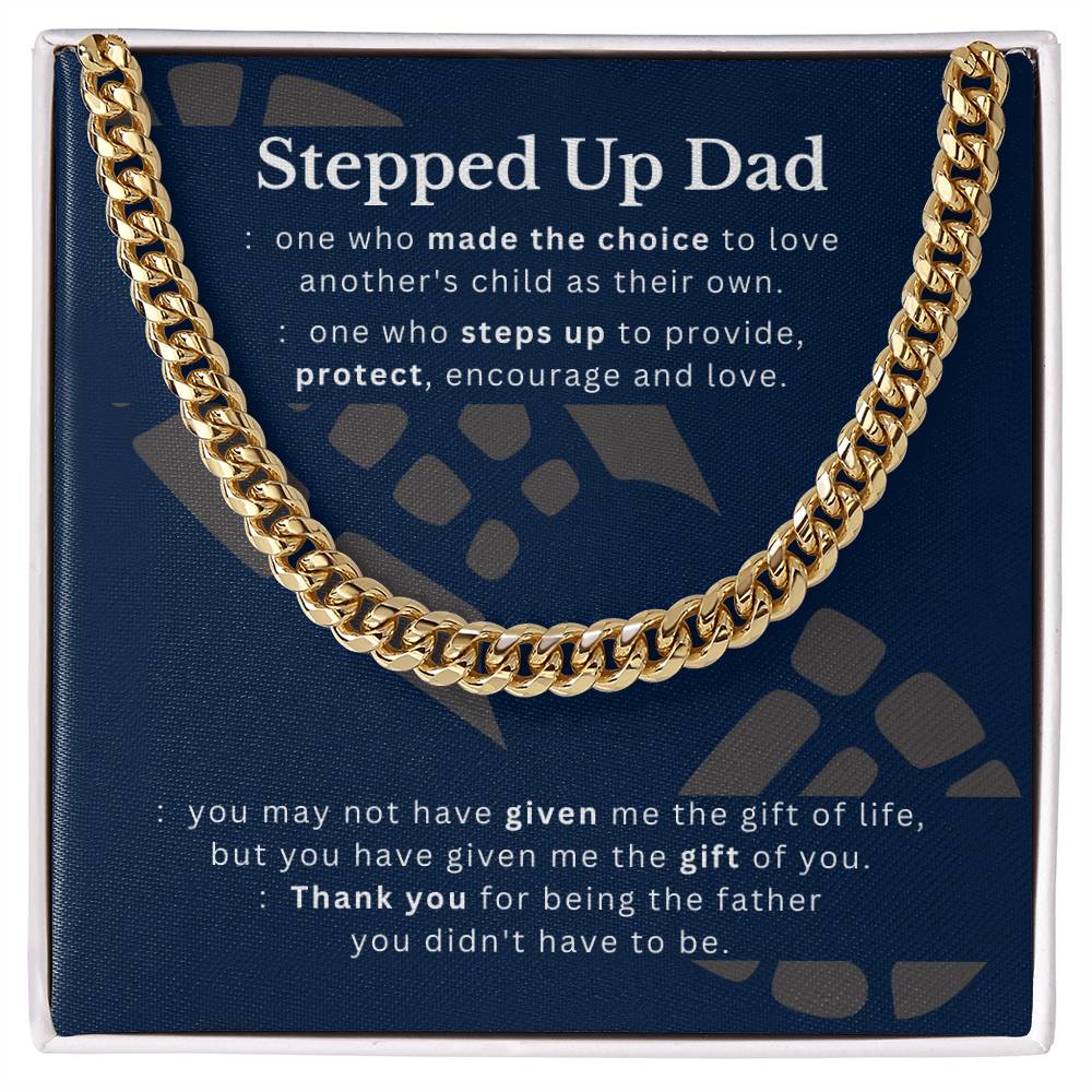 Stepped Up Dad | Cuban Link Necklace