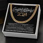Graduation "There's No Limit" | Cuban Link Chain