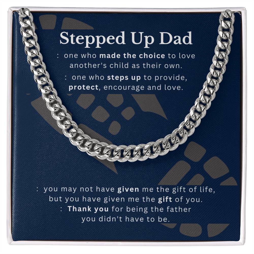 Stepped Up Dad | Cuban Link Necklace