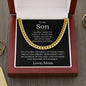 Son Love Mom "Most Beautiful Chapters" | Cuban Chain Necklace