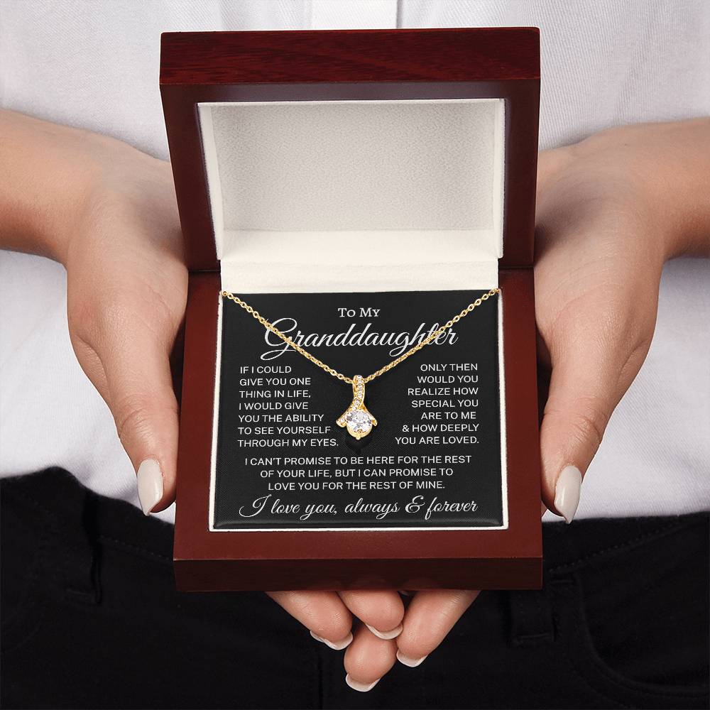Gift for Granddaughter "How Special You Are" | Alluring Beauty Necklace