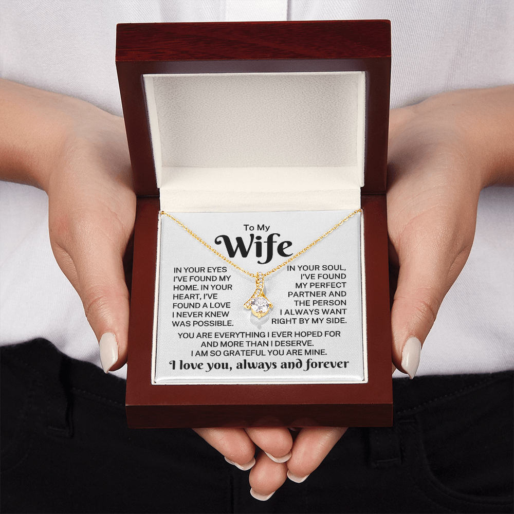 Gift for My Wife "In Your Heart" | Alluring Beauty Necklace