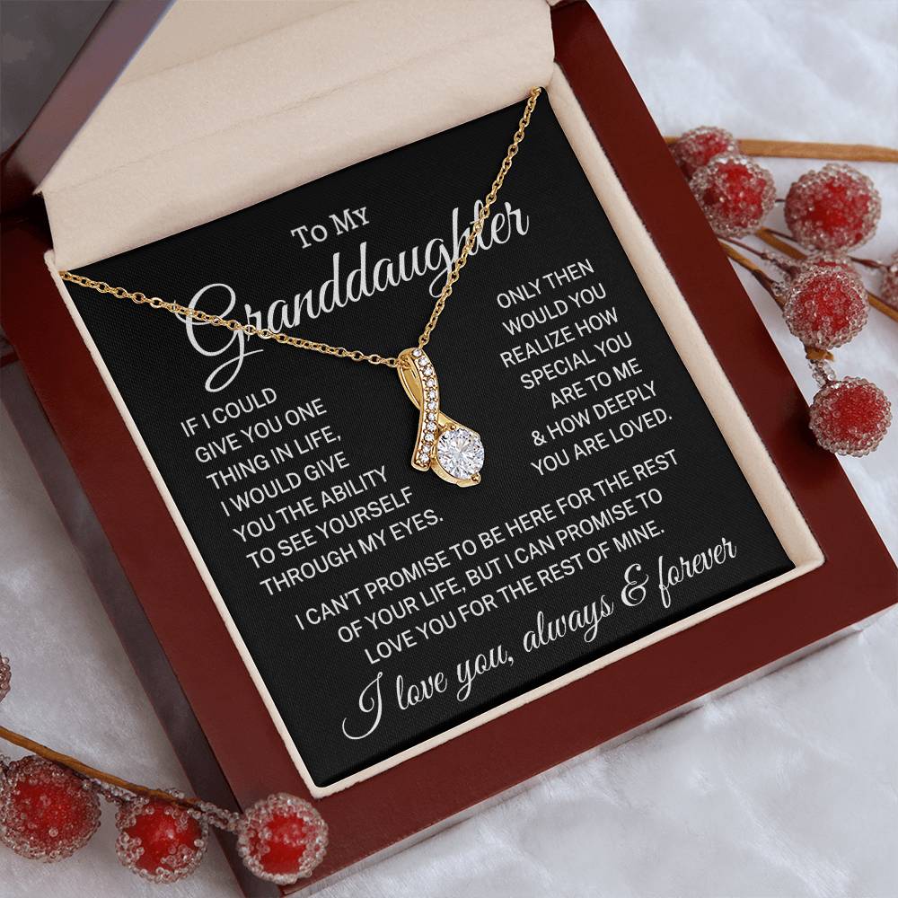 Gift for Granddaughter "How Special You Are" | Alluring Beauty Necklace