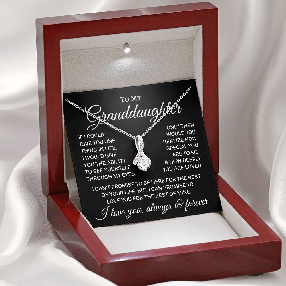 Gift for Granddaughter "How Special You Are" | Alluring Beauty Necklace