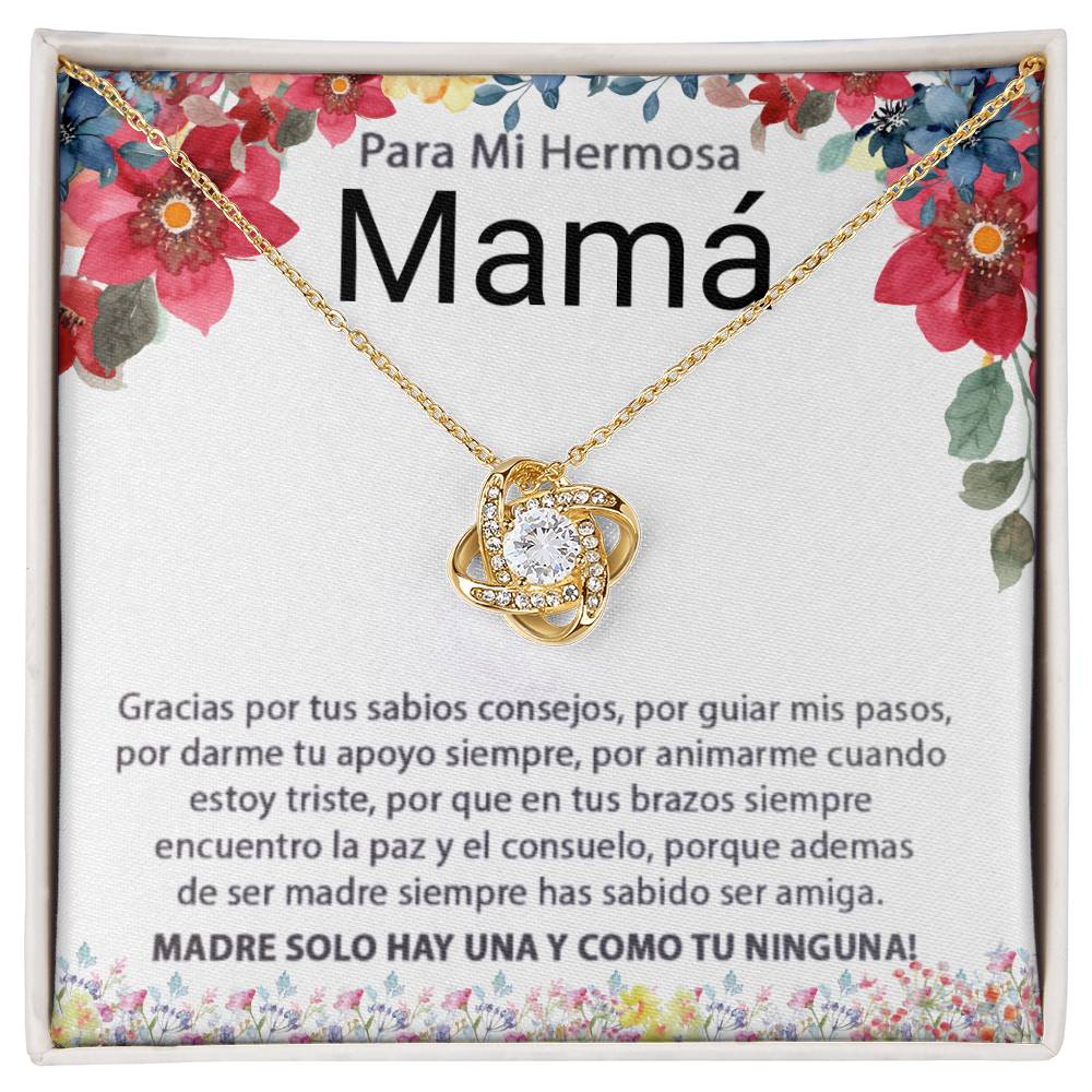 Para Mi Hermosa Mama | Love Knot Necklace