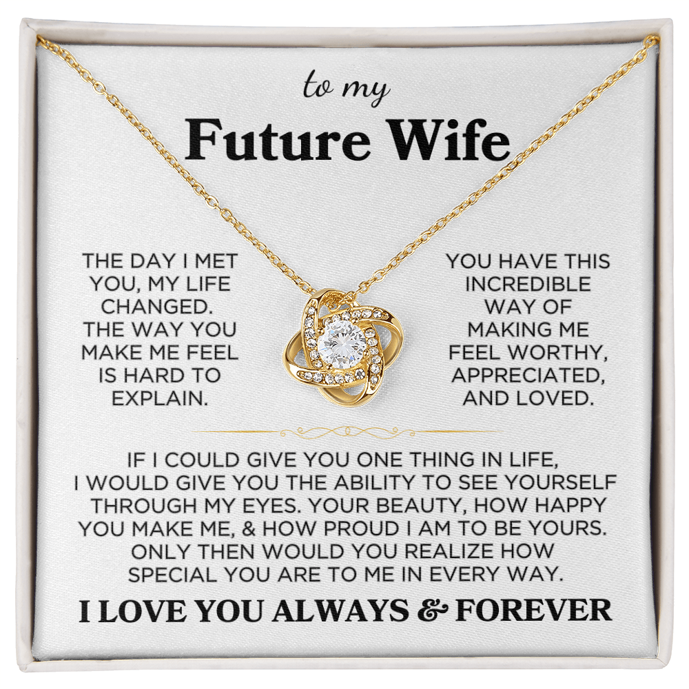 Future Wife "One Thing" | Love Knot Necklace