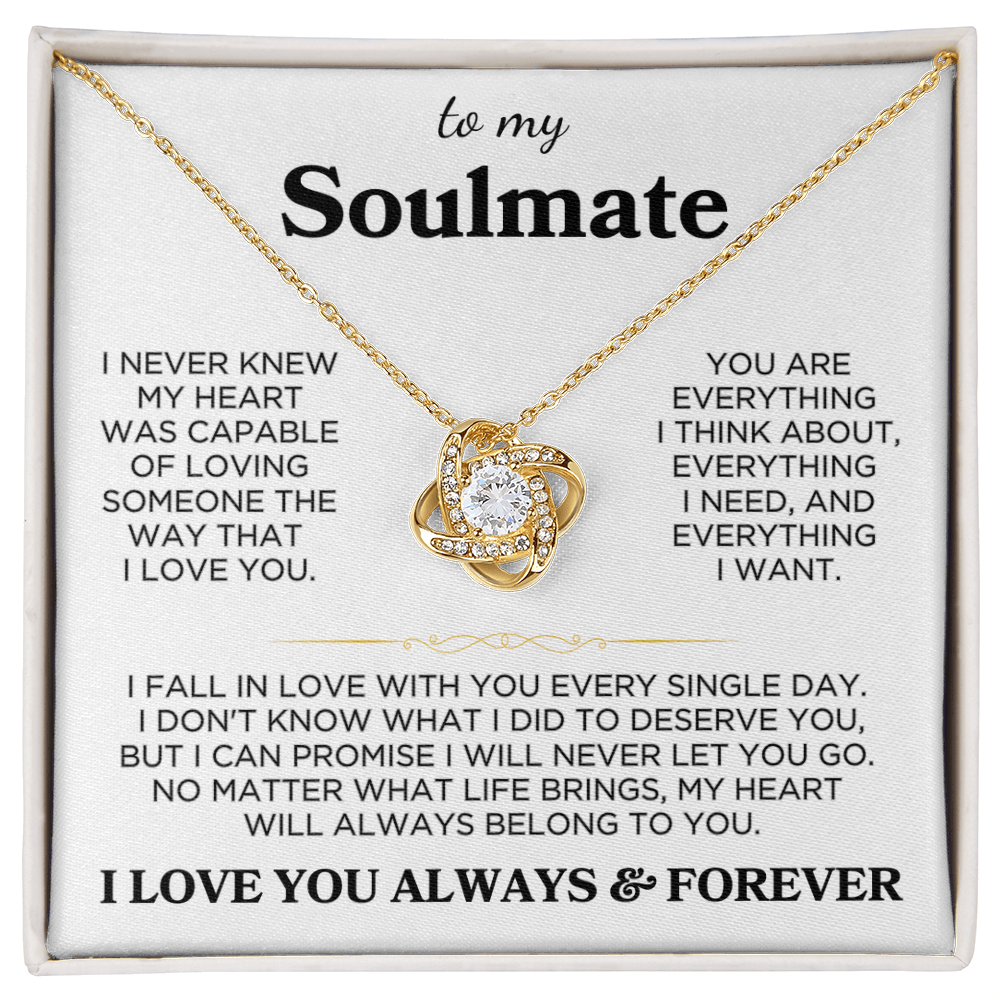 Soulmate "Always Belong To You" | Love Knot Necklace