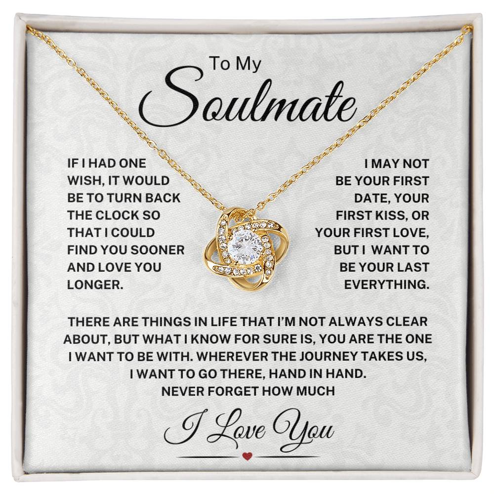 Soulmate "Your Last Everything" | Love Knot Necklace