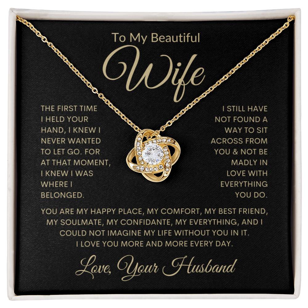 Wife "The First Time" | Love Knot Necklace