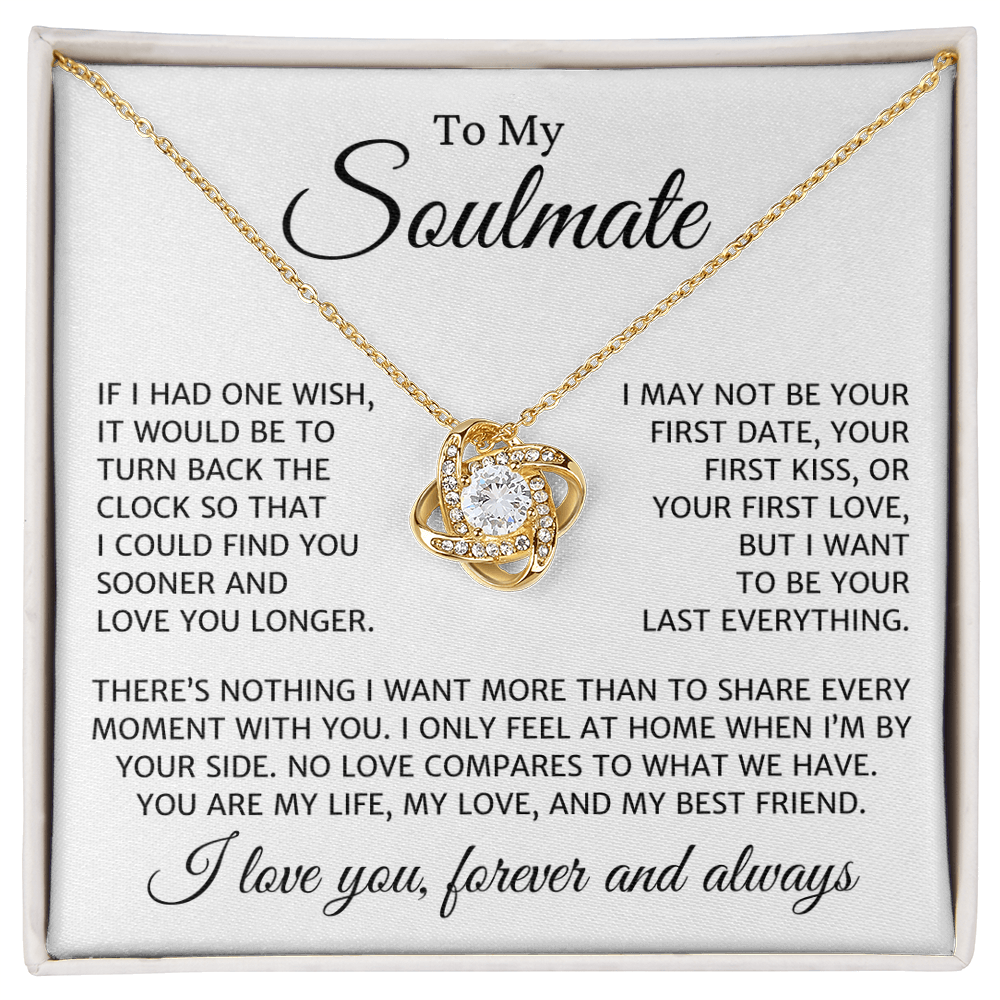 Soulmate "Every Moment" | Love Knot Necklace