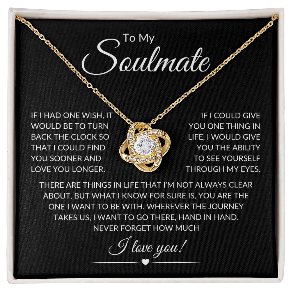Soulmate "One Thing" | Necklace - 18K Yellow Gold Finish / Standard Box Shoptopia Jewelry