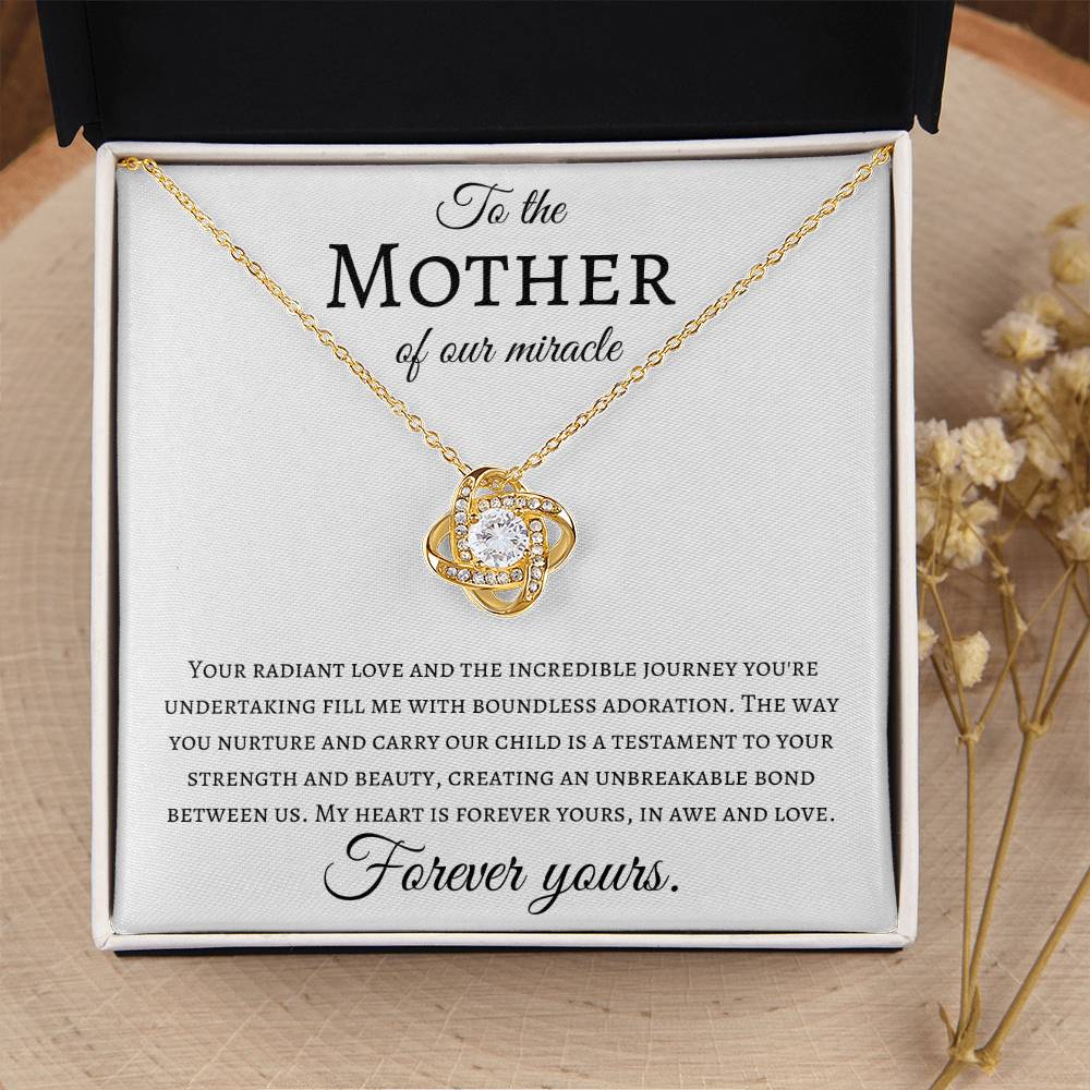 Mother Of Our Miracle | Love Knot Necklace