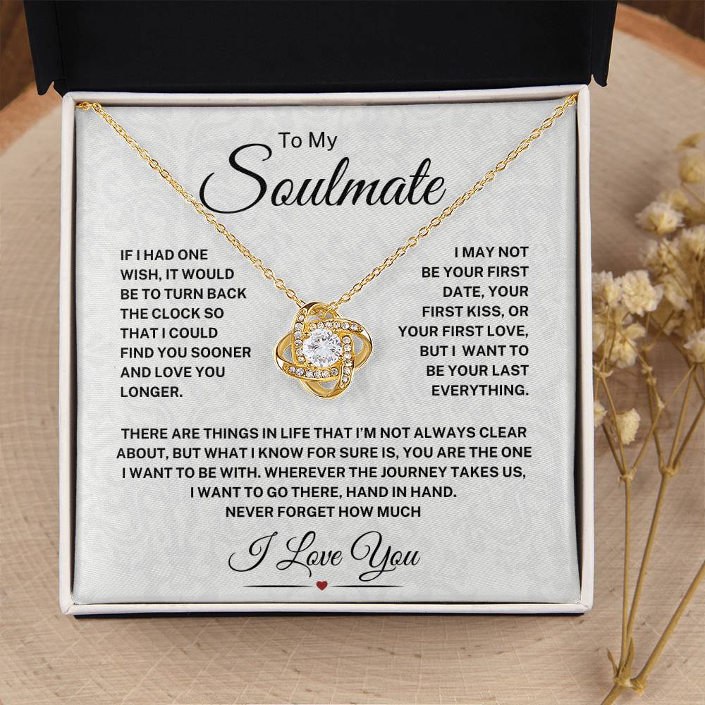 Soulmate "Your Last Everything" | Love Knot Necklace