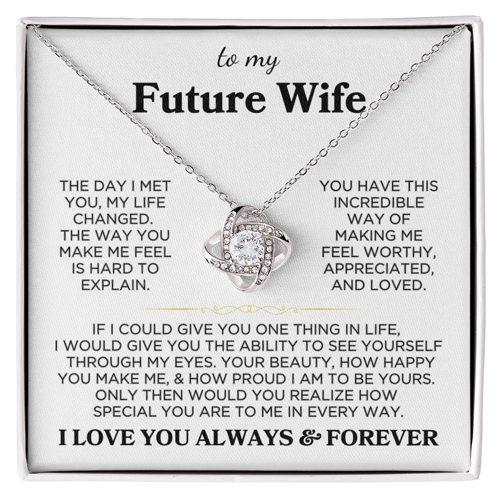 Future Wife "One Thing" | Love Knot Necklace