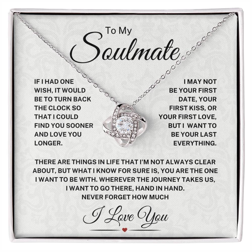 Soulmate "Your Last Everything" | Love Knot Necklace