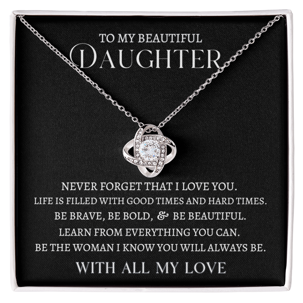 Daughter "All My Love" | Love Knot Necklace